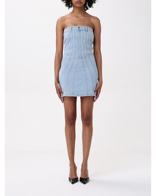 Mugler Blue Dress