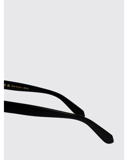 Ferragamo Black Rectangular Cat-Eye Acetate Sunglasses With Gancini Logo