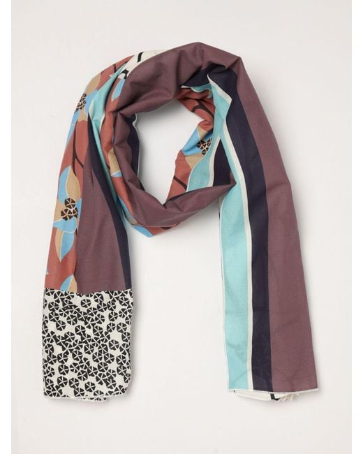 NOM White Neck Scarf for men