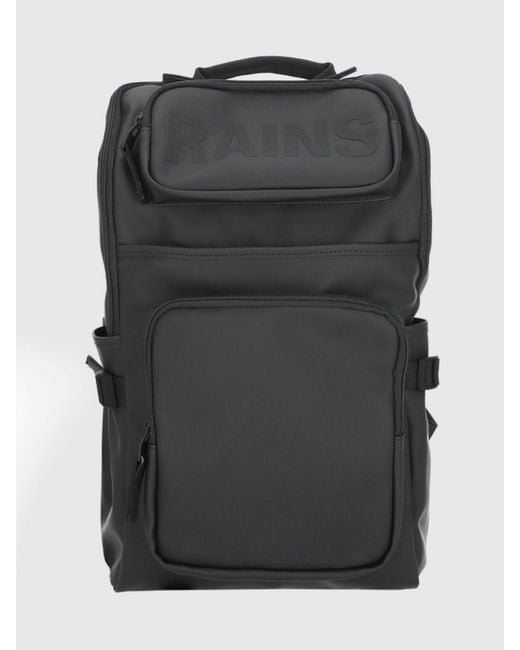 Rains Gray Texel Cargo Backpack for men