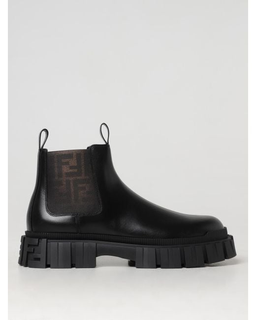 Stivaletto Force di Fendi in Black da Uomo