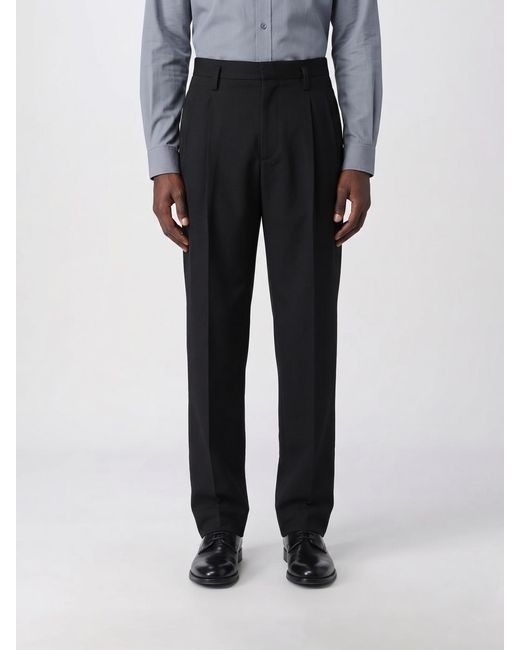 Jil Sander Black Crêpe Tailored Trousers for men