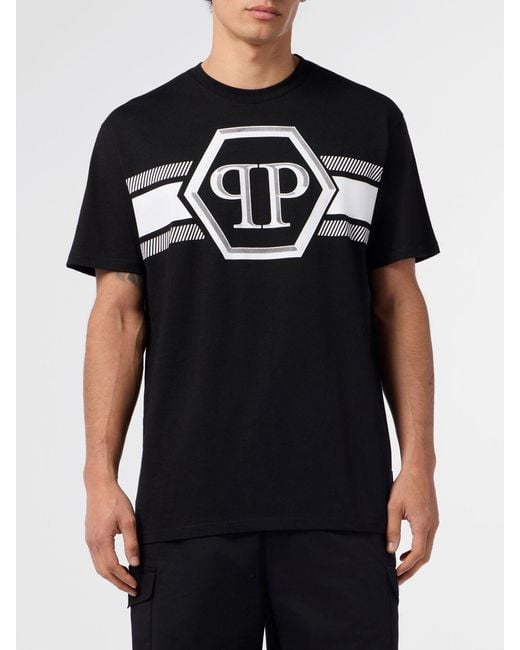 Philipp Plein Black T-Shirt for men