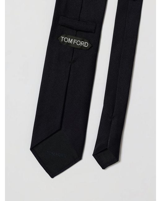 Corbata Hombre Tom Ford de hombre de color White