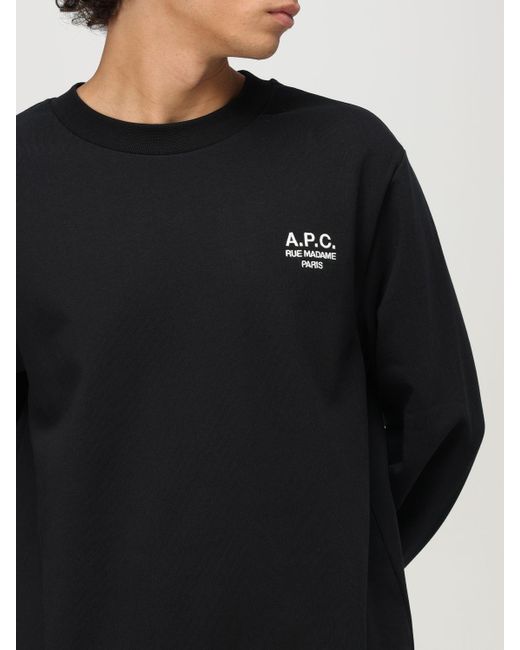 Sudadera Hombre A.P.C. de hombre de color Black