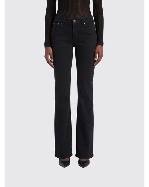Dondup Black Cotton Denim Slim Fit Jeans