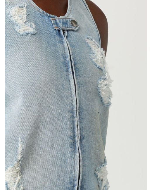 MM6 by Maison Martin Margiela Blue Pullover Damen
