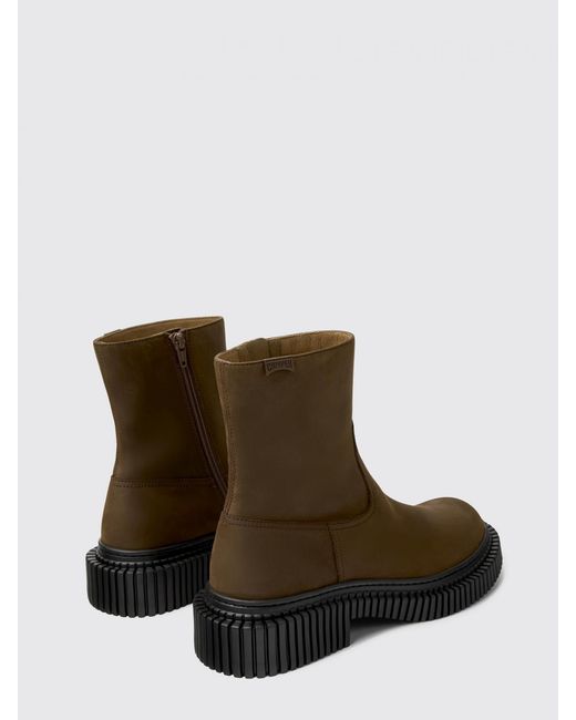 Camper Brown Pix Berlin Nubuck Ankle Boots for men