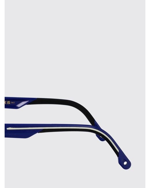 Carrera Purple Rectangular Aviator Acetate Sunglasses With Double Bridge for men
