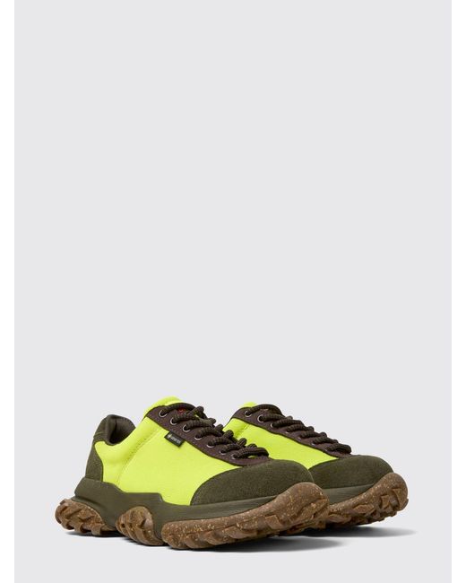 Camper Green Karst Trek Gore-Tex And Suede Sneakers