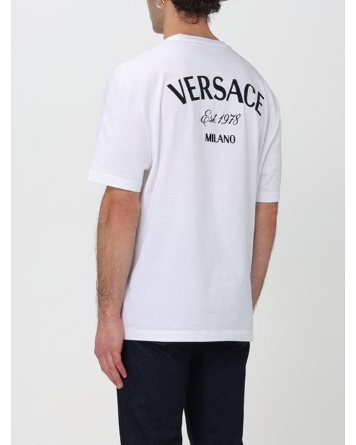 T-Shirt Homme Versace pour homme en coloris White