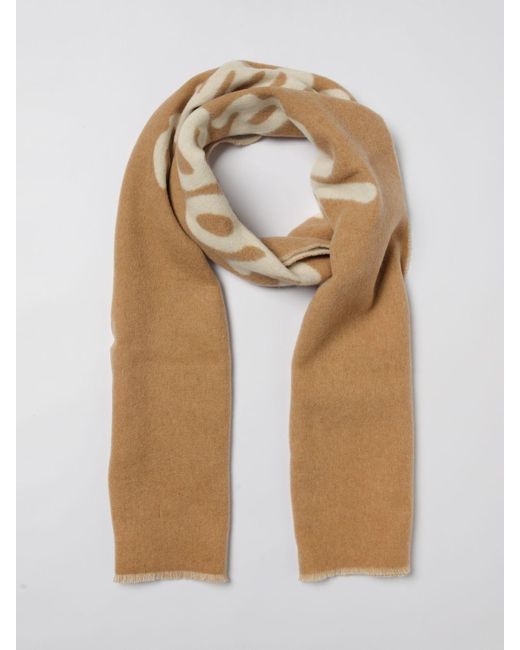 Maison Kitsuné Natural Maison Kitsun&Eacute Scarf for men