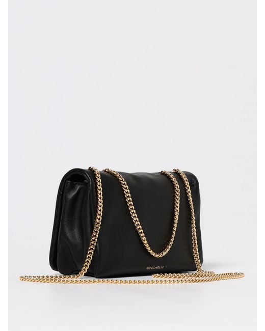 Coccinelle Black Dulse Leather Bag