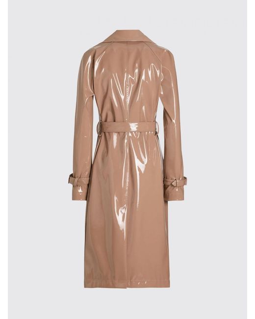 Dolce & Gabbana Natural Dolce &Amp Gabbana Synthetic Leather Trench Coat