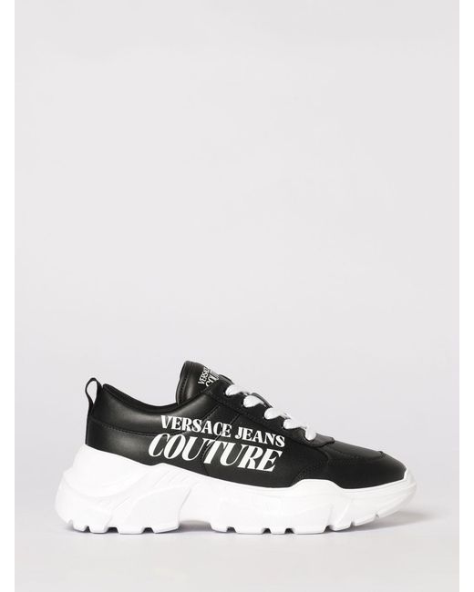 Versace Jeans Couture White Leather Sneakers for men