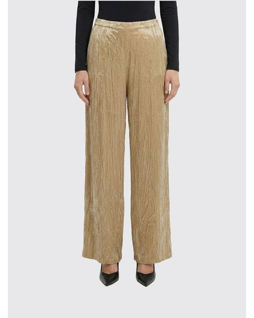 Avant Toi Natural Stretch Silk Palazzo Trousers