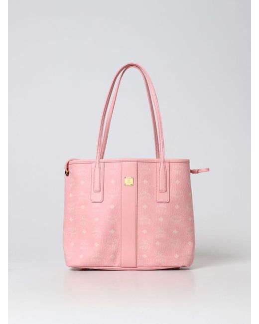 MCM Tote Bags in Pink Lyst