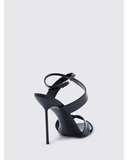 Paris Texas White Lidia Calfskin Sandal