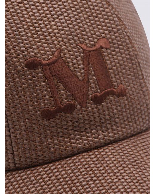 Cappello Da Baseball di Max Mara in Brown