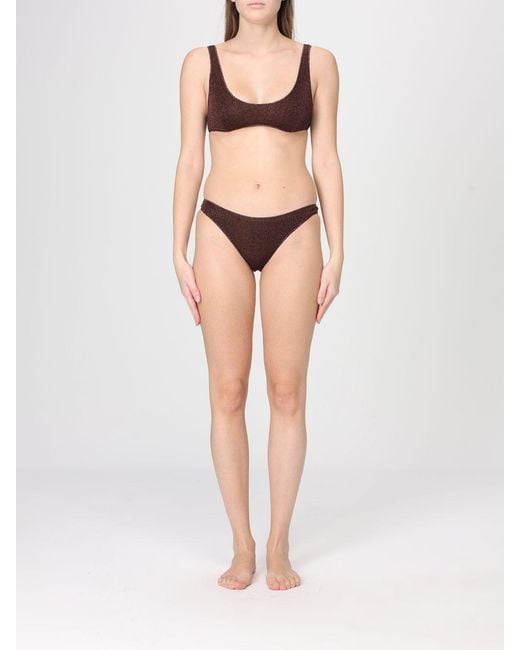 Oseree Natural Lurex Swimsuit