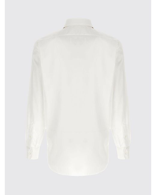 Maison Margiela White Classic Cotton Poplin Shirt for men