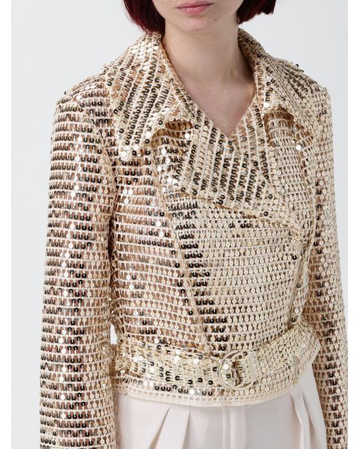 SIMONA CORSELLINI White Sequin Jacket
