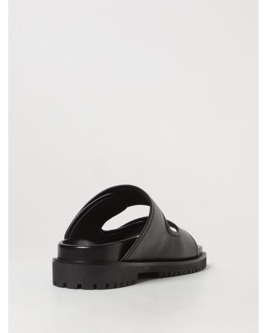 Off-White c/o Virgil Abloh Schwarze metallpfeil sandalen in Black für Herren