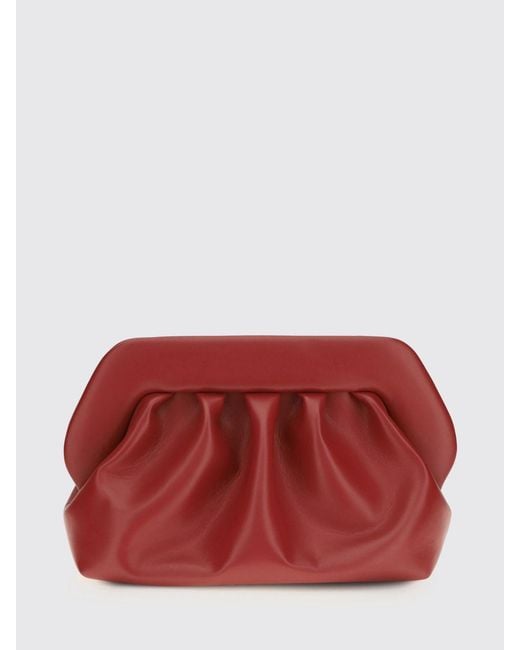 THEMOIRÈ Red Themoir&Egrave Bios Vegan Leather Clutch