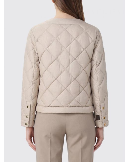 Max Mara Natural Padded Nylon Down Jacket