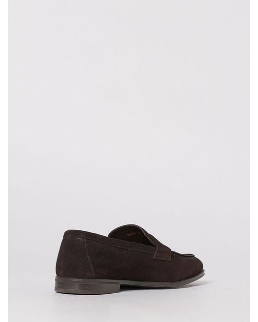 Doucal's White Suede Loafers for men