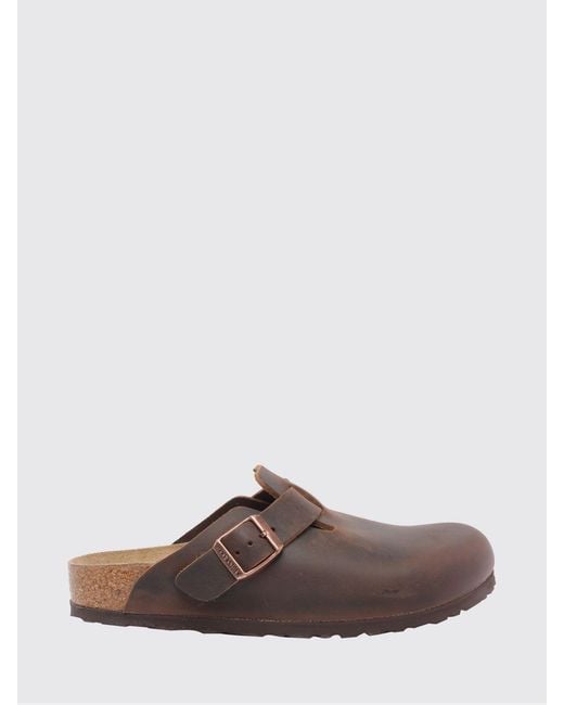 Birkenstock Brown Boston Mules