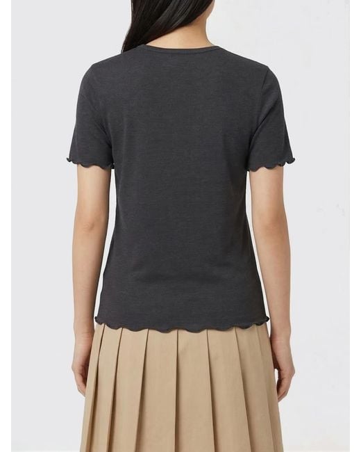 Jil Sander Blue Linen And Silk T-Shirt