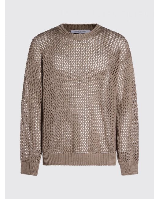 Maison Kitsuné Brown Maison KitsunÉ Cotton Knit Top for men