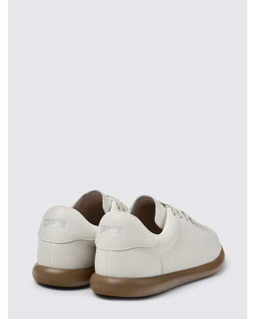 Camper White Pelotas Soller Leather Sneakers