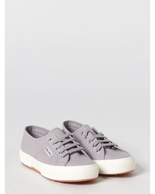 Superga White 2750-Cotu Classic Cotton Canvas Sneakers