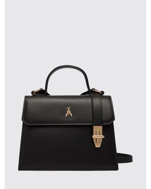 Patrizia Pepe Black Leather Bag