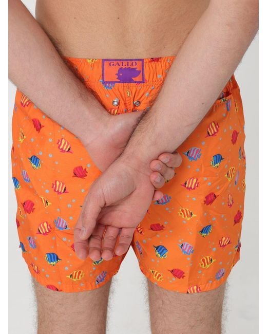 Gallo Orange Swimsuit for men