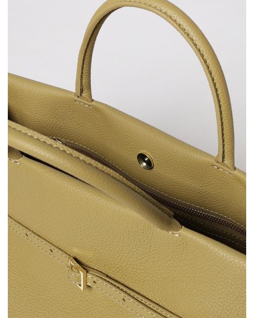 MANU Atelier Natural Le Cambon 40 Grained Leather Bag