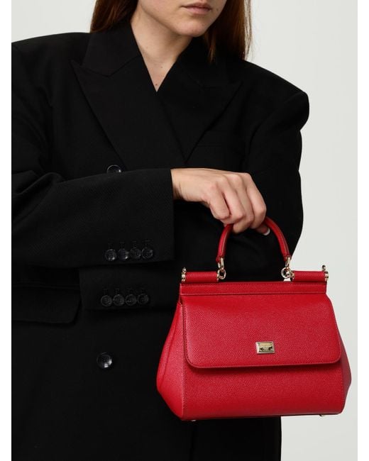 Dolce & Gabbana Red Handtasche Damen