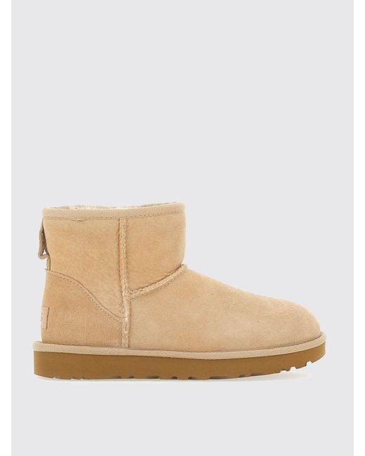 Ugg Natural Flat Ankle Boots