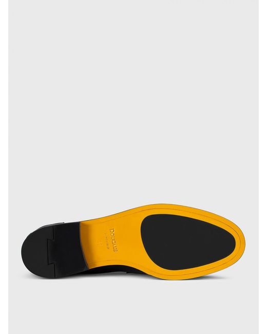Doucal's Black Leather Loafers