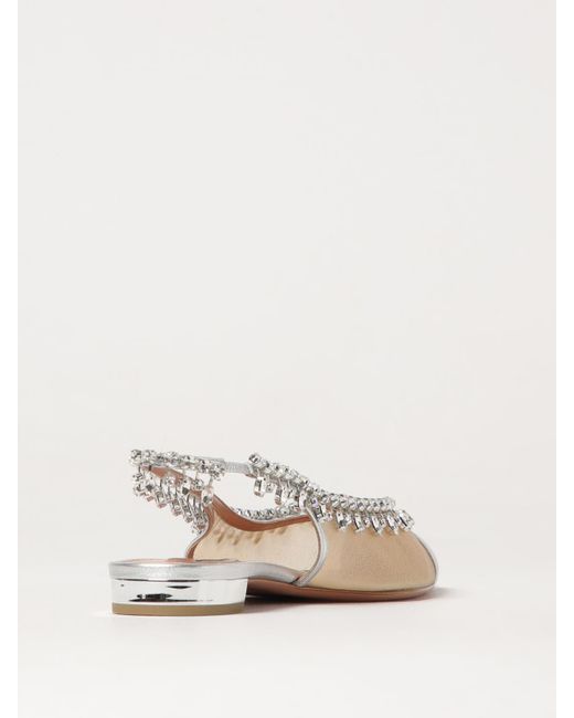 Aquazzura Natural Flat Shoes