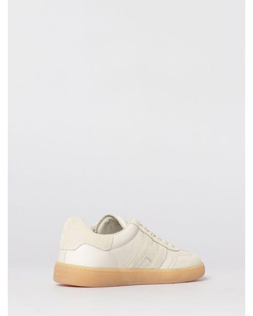 Hogan White Cool Nappa And Suede Sneakers