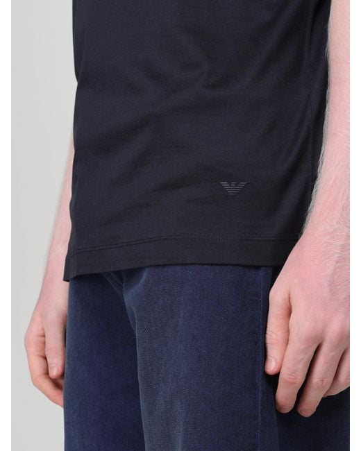 Emporio Armani Blue T-shirt for men