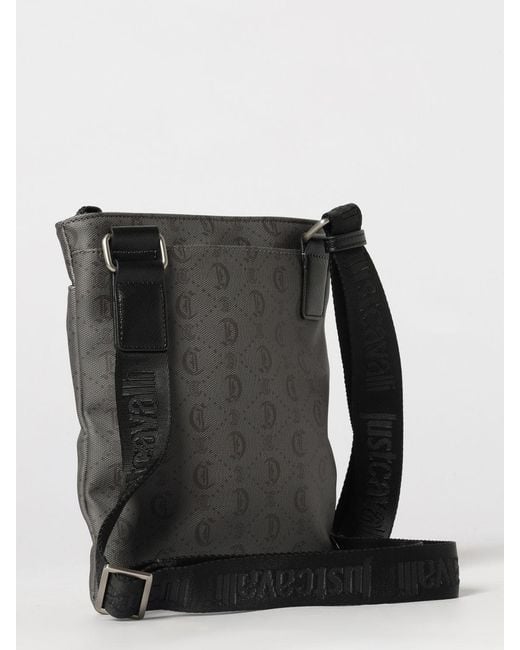 Just Cavalli Gray Bag for men
