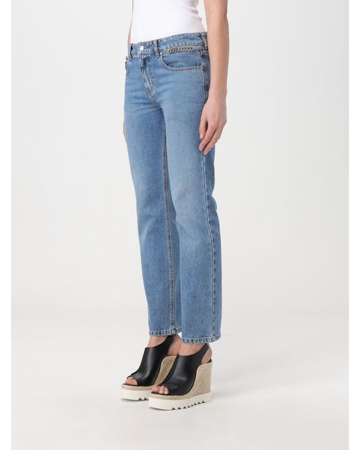 Stella McCartney Blue Straight Fit Jeans