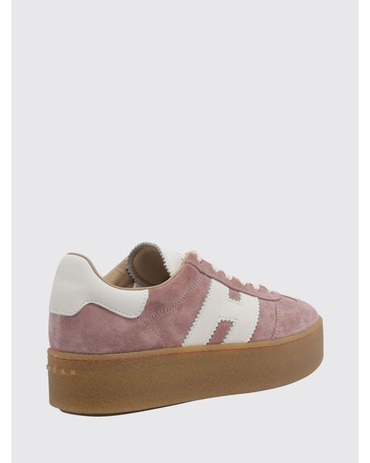 Hogan Brown Cool H698 Platform Sneakers
