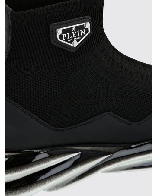 Philipp Plein Black Trainers for men