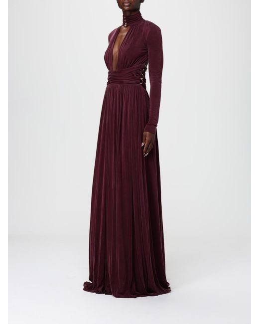 Elisabetta Franchi Purple Dress