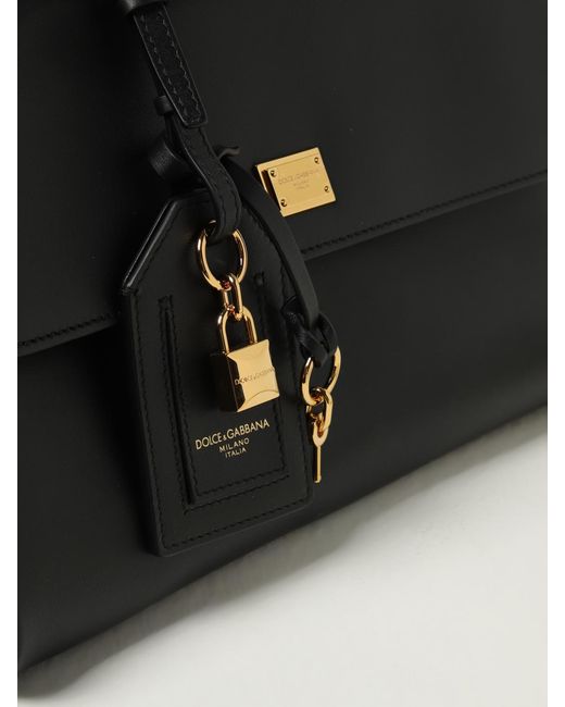 Dolce & Gabbana Black Dolce &Amp Gabbana My Sicily Calf Leather Handbag